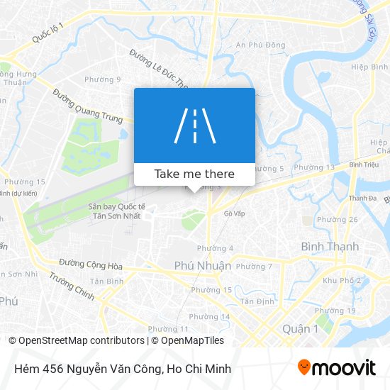 Hẻm 456 Nguyễn Văn Công map