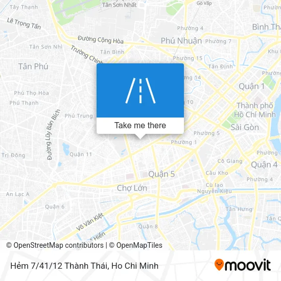 Hẻm 7/41/12 Thành Thái map