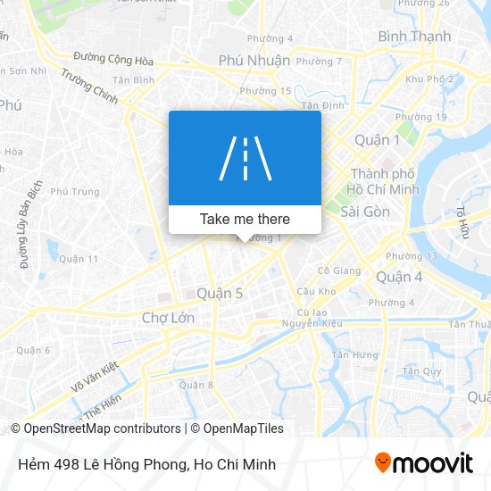 Hẻm 498 Lê Hồng Phong map