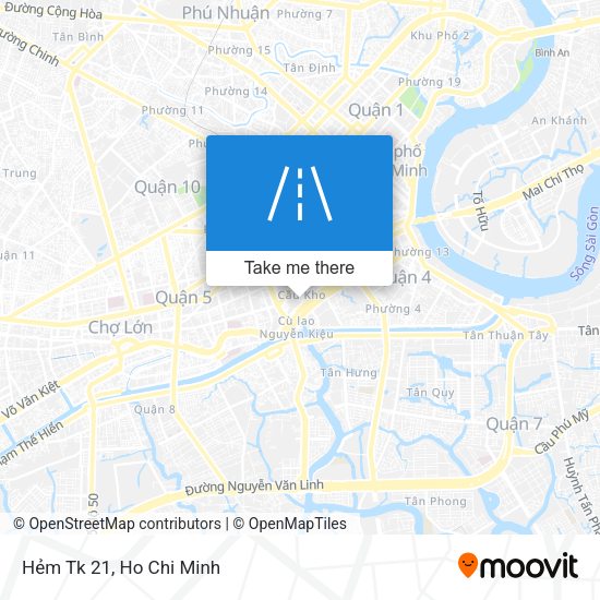 Hẻm Tk 21 map