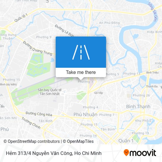 Hẻm 313/4 Nguyễn Văn Công map