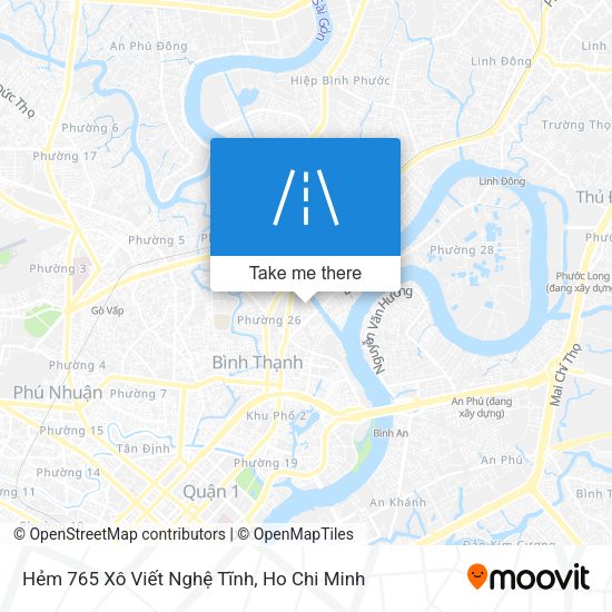 Hẻm 765 Xô Viết Nghệ Tĩnh map