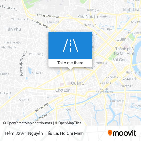 Hẻm 329/1 Nguyễn Tiểu La map