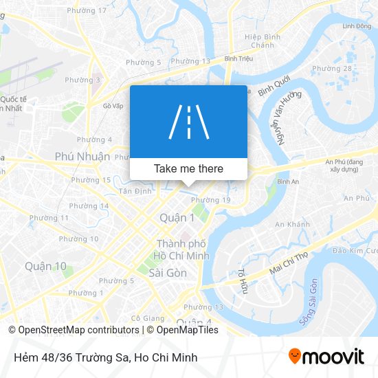 Hẻm 48/36 Trường Sa map