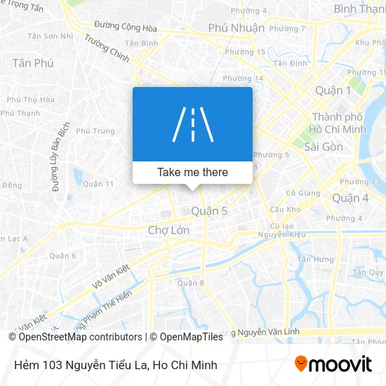 Hẻm 103 Nguyễn Tiểu La map