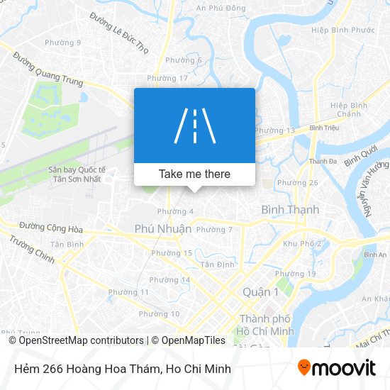Hẻm 266 Hoàng Hoa Thám map