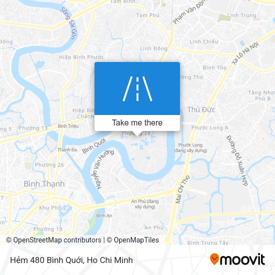 Hẻm 480 Bình Quới map