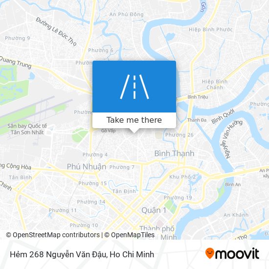 Hẻm 268 Nguyễn Văn Đậu map