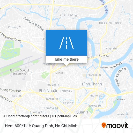Hẻm 600/1 Lê Quang Định map
