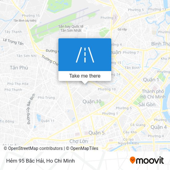 Hẻm 95 Bắc Hải map