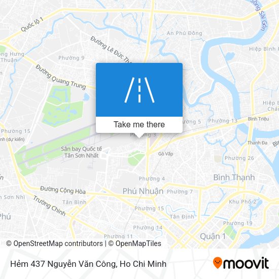 Hẻm 437 Nguyễn Văn Công map