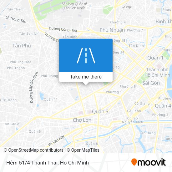 Hẻm 51/4 Thành Thái map
