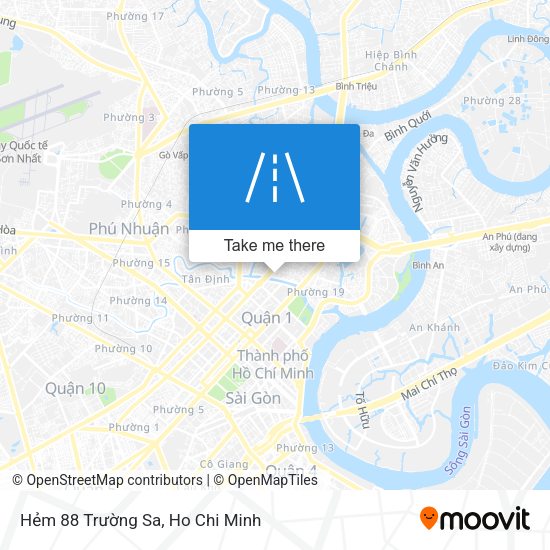Hẻm 88 Trường Sa map