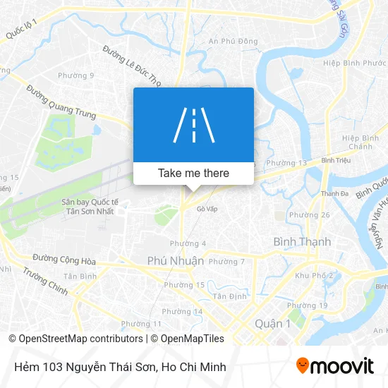 Hẻm 103 Nguyễn Thái Sơn map