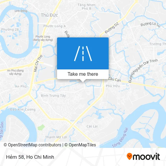 Hẻm 58 map