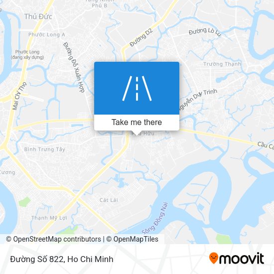 Đường Số 822 map