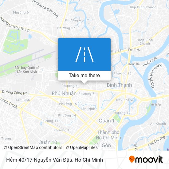 Hẻm 40/17 Nguyễn Văn Đậu map