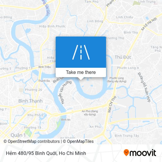 Hẻm 480/95 Bình Quới map