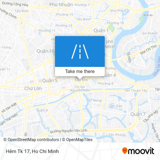 Hẻm Tk 17 map