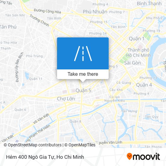 Hẻm 400 Ngô Gia Tự map