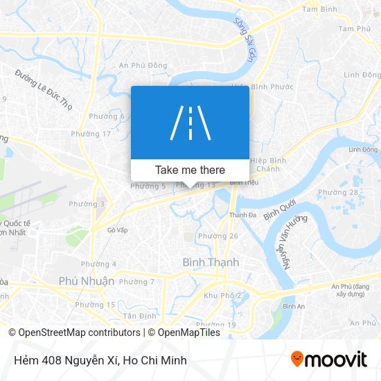 Hẻm 408 Nguyễn Xí map