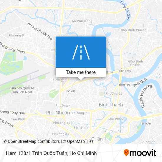 Hẻm 123/1 Trần Quốc Tuấn map