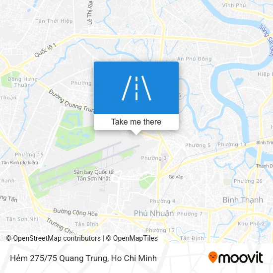 Hẻm 275/75 Quang Trung map