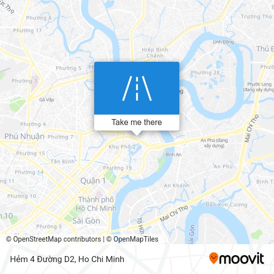 Hẻm 4 Đường D2 map
