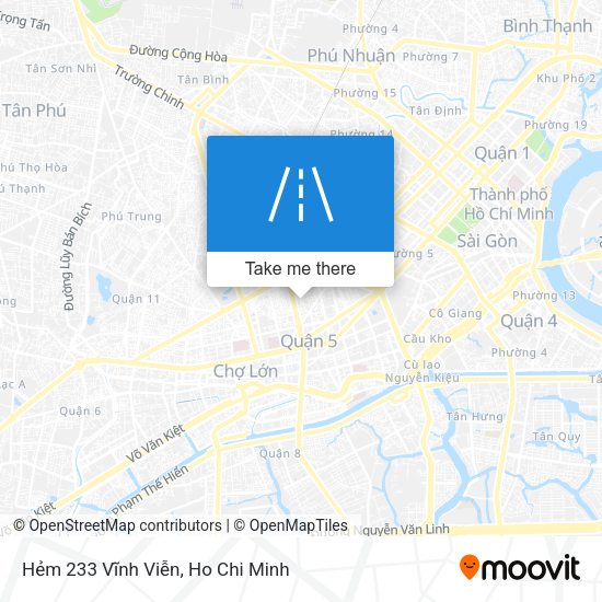 Hẻm 233 Vĩnh Viễn map