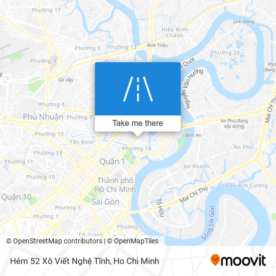 Hẻm 52 Xô Viết Nghệ Tĩnh map