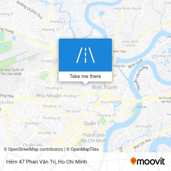 Hẻm 47 Phan Văn Trị map