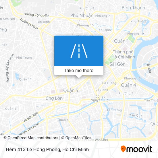 Hẻm 413 Lê Hồng Phong map