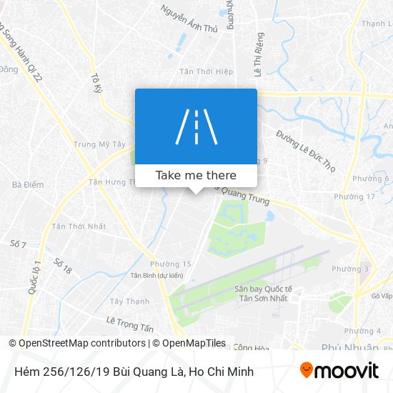 Hẻm 256/126/19 Bùi Quang Là map