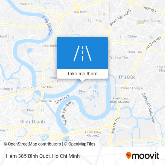 Hẻm 385 Bình Quới map