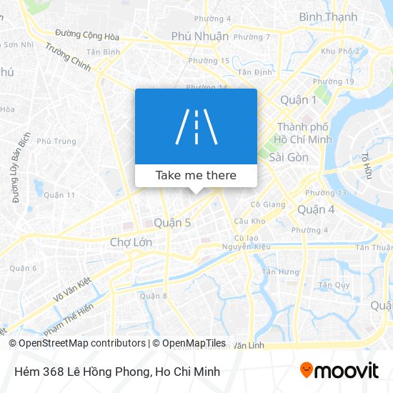 Hẻm 368 Lê Hồng Phong map