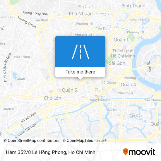 Hẻm 352/8 Lê Hồng Phong map