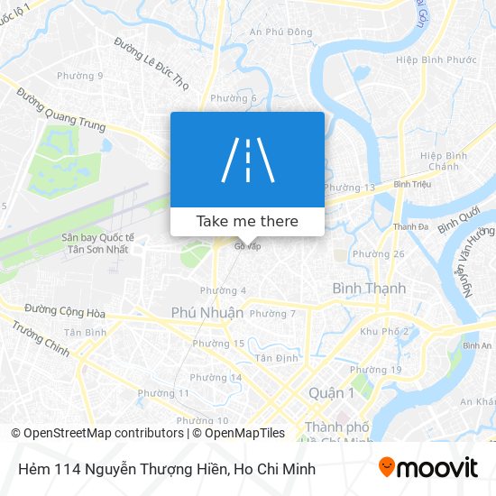 Hẻm 114 Nguyễn Thượng Hiền map