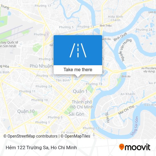 Hẻm 122 Trường Sa map