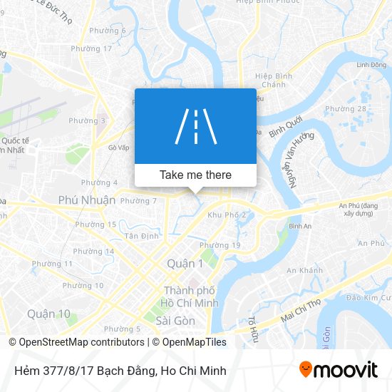 Hẻm 377/8/17 Bạch Đằng map
