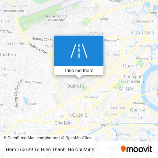 Hẻm 163/29 Tô Hiến Thành map