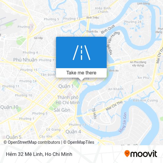 Hẻm 32 Mê Linh map