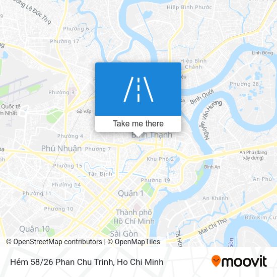 Hẻm 58/26 Phan Chu Trinh map