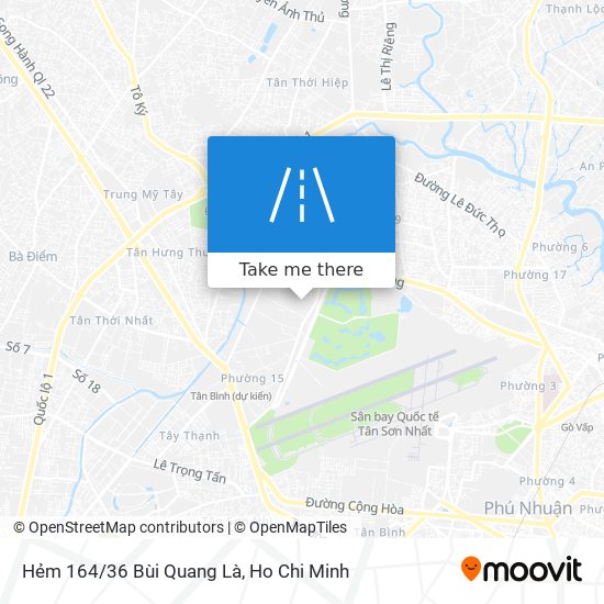 Hẻm 164/36 Bùi Quang Là map