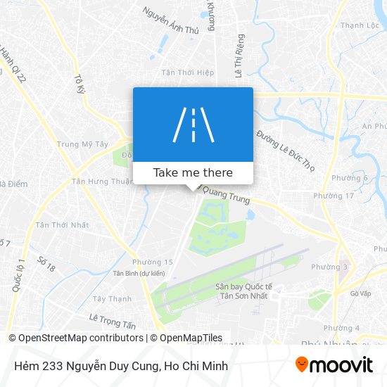 Hẻm 233 Nguyễn Duy Cung map
