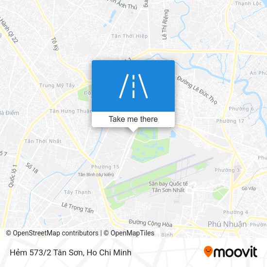 Hẻm 573/2 Tân Sơn map