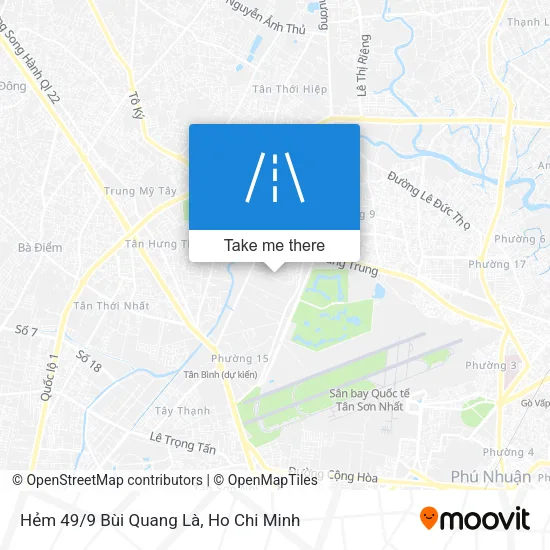 Hẻm 49/9 Bùi Quang Là map