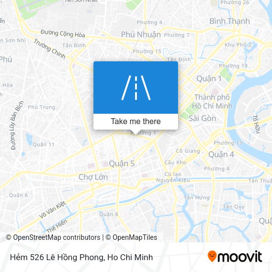 Hẻm 526 Lê Hồng Phong map