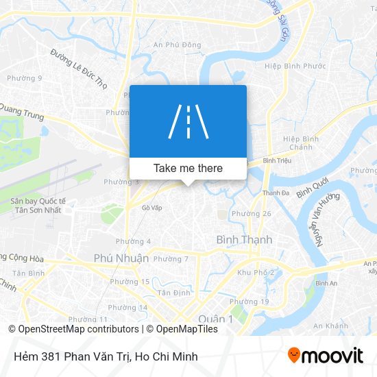 Hẻm 381 Phan Văn Trị map