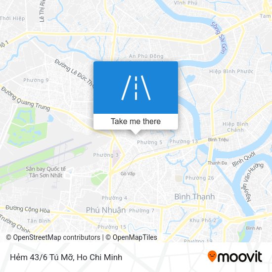 Hẻm 43/6 Tú Mỡ map