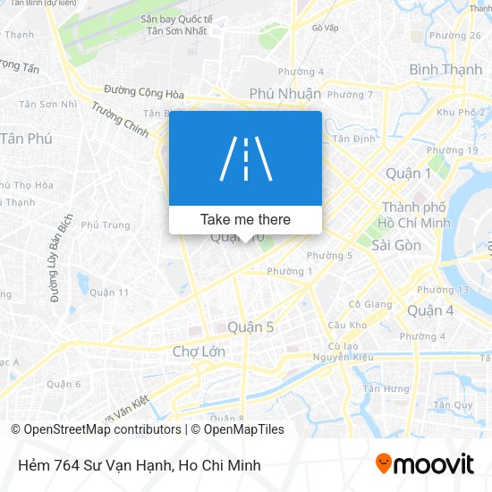 Hẻm 764 Sư Vạn Hạnh map